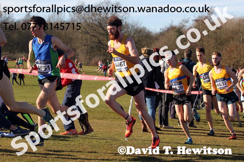 Senior mens Inter Counties Cross Country,  Cofton Park, Birmingham. Photo: David T. Hewitson/Sports for All Pics